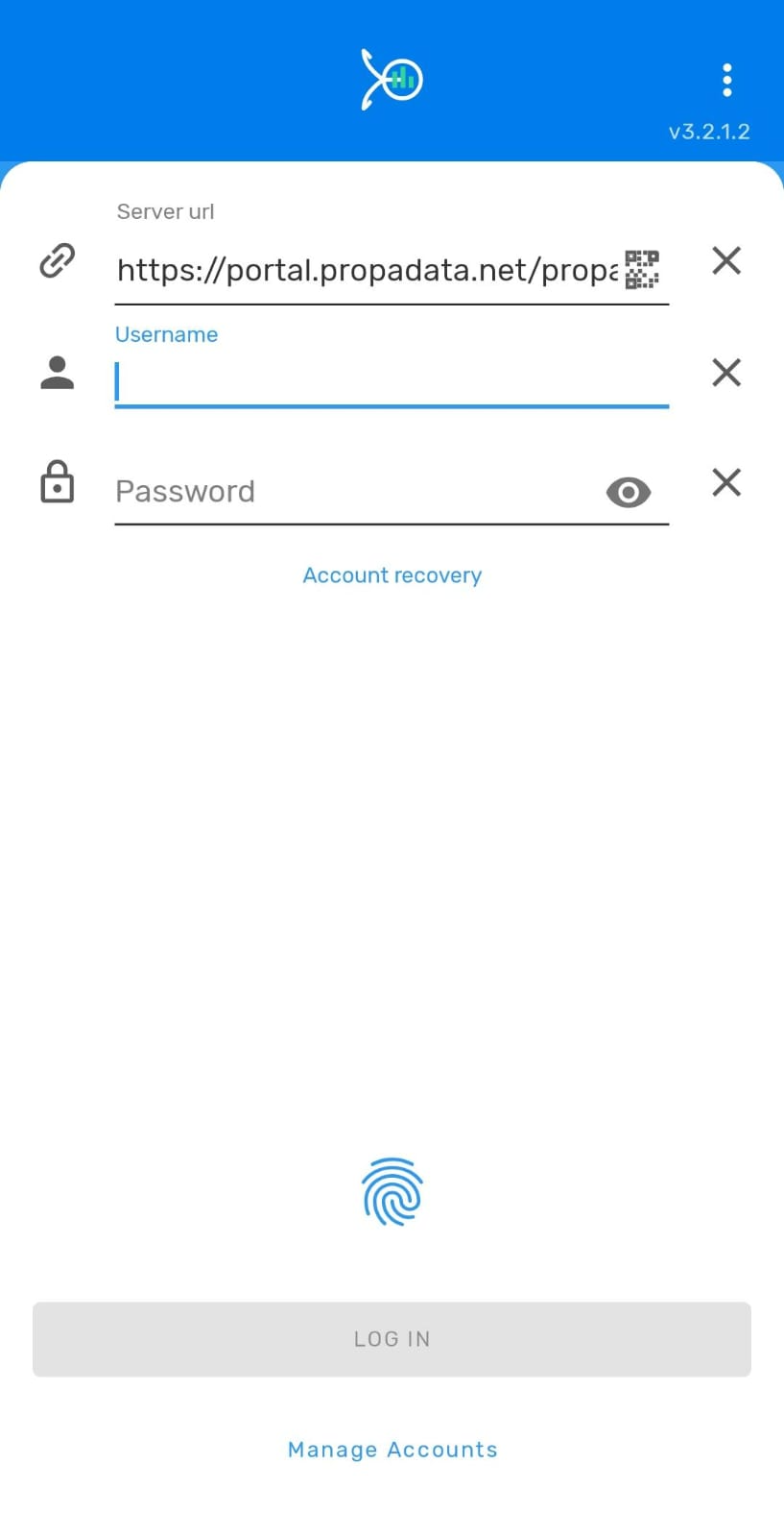dHIS2 CAPTURE APP LOGIN PAGE  FOR ENUMERATORS